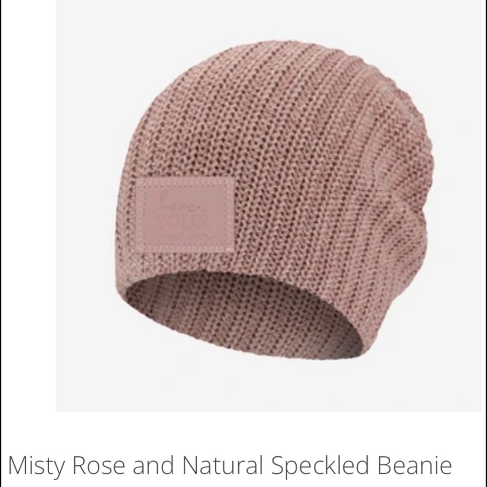 Love your melon slouch beanie. Misty rose and natural.